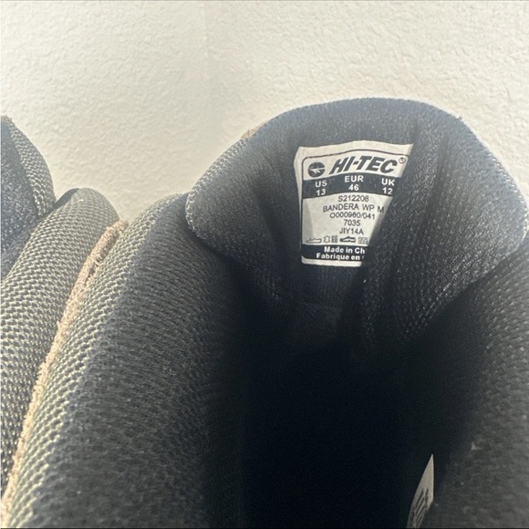 Hi-Tec Men's Bandera Mid WP Trail Hiking Boots 7035 Bone/Brown Size 13 Gorpcore - Picture 7 of 8